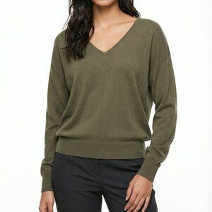 GAP Olive V-Neck Sweater